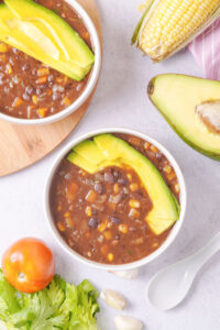 Easy Black Bean and Corn Soup