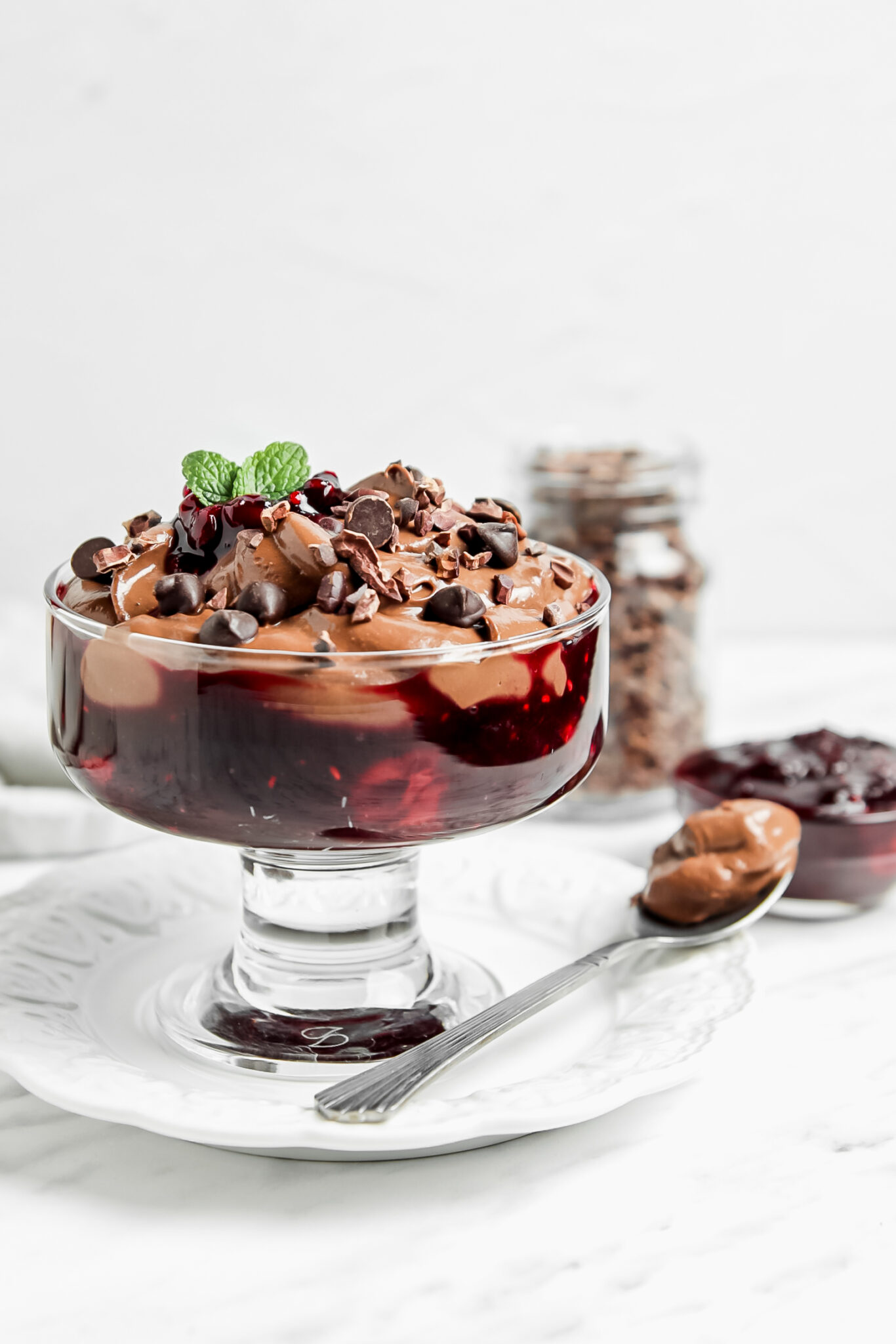 Chocolate raspberry mousse recipe veggiecurean