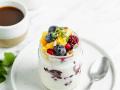 Dairy Free Coconut Vegan Yogurt Fruit Parfait Recipe