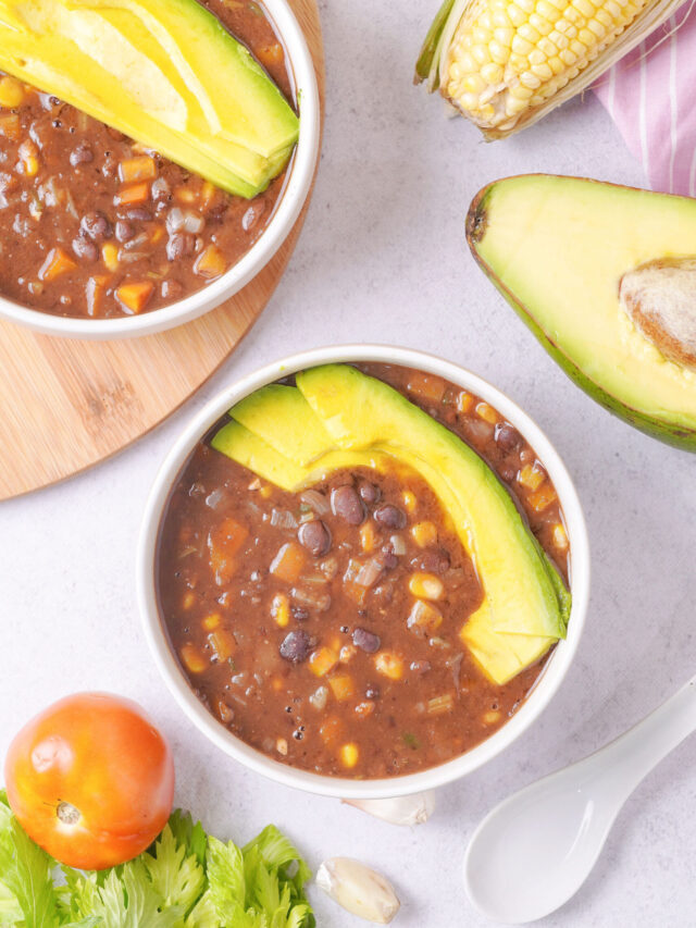 Easy Black Bean and Corn Soup