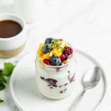 Dairy Free Coconut Vegan Yogurt Fruit Parfait Recipe
