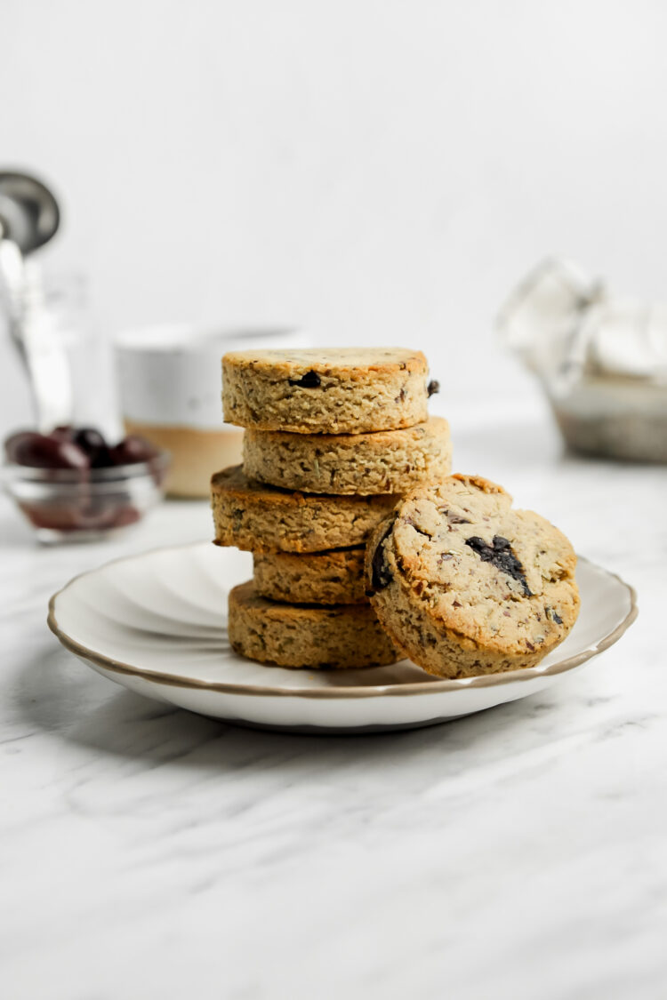Grain Free & Vegan Almond Flour Biscuits served on a plate