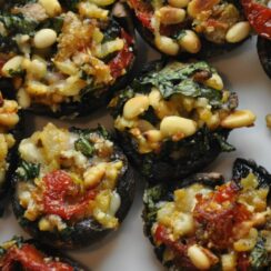 Vegan Stuffed Mushrooms