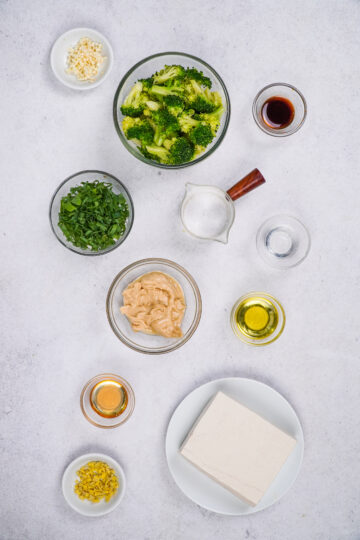 Broccoli and Tofu Stir-Fry Ingredients