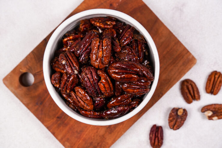 Vegan Candied Pecans