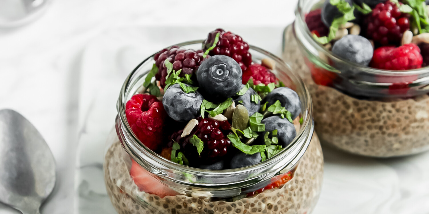 Guilt Free Indian Flavored Low Carb Chia Pudding Parfait Veggiecurean