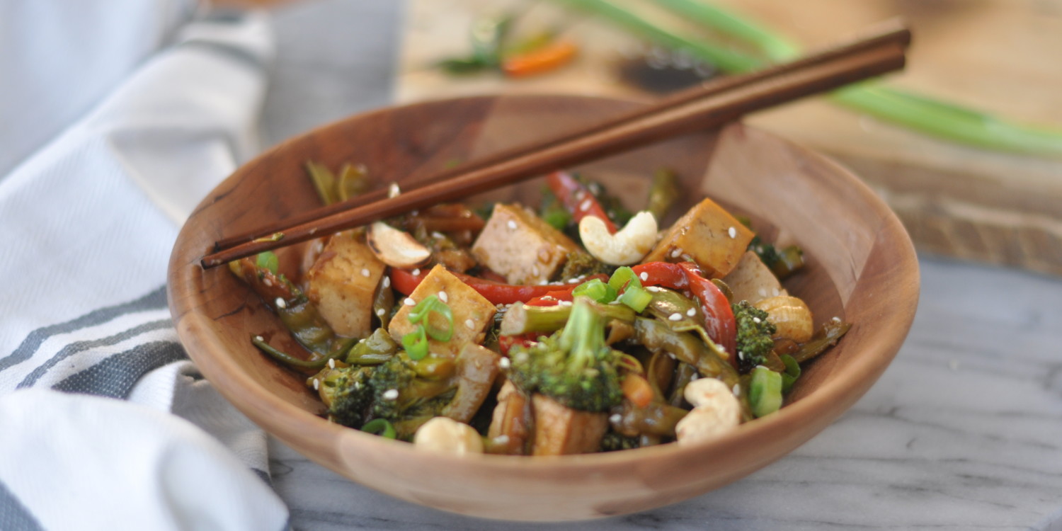 Veggie Tofu Stir Fry - Veggiecurean
