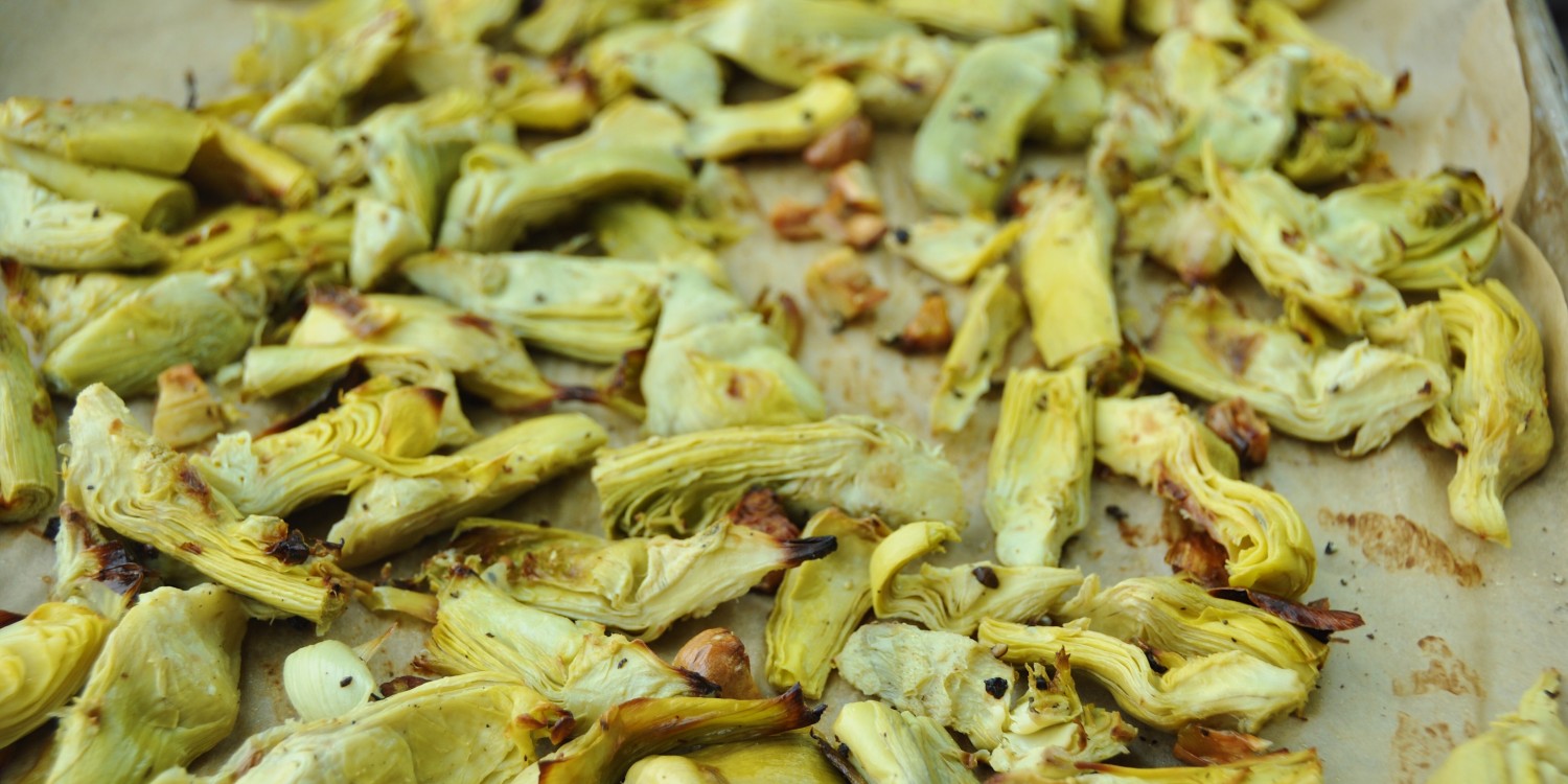 Baked Artichoke Hearts Recipe Veggiecurean