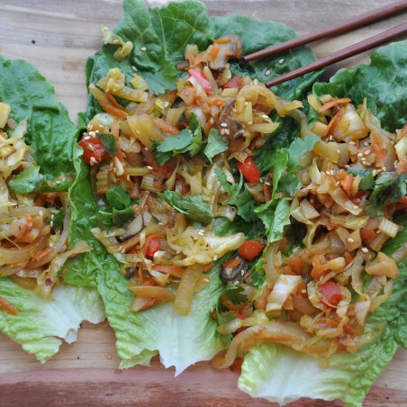 Veggie Lettuce Wraps - Veggiecurean