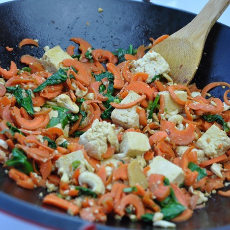 Carrot Noodle Stir Fry - Veggiecurean