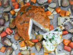 Vegan Spiced Roasted Cauliflower with Vegetables Recipe