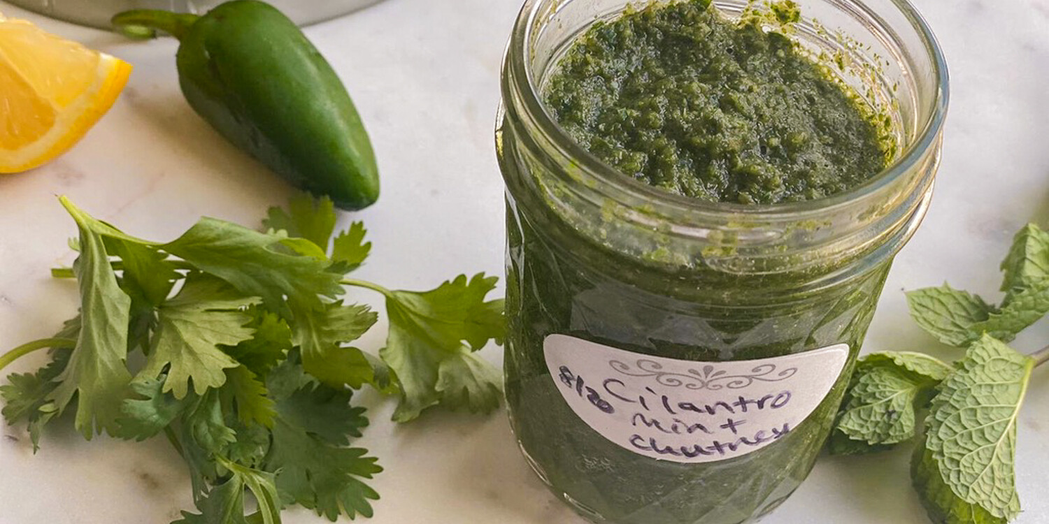 Mint Cilantro Chutney Veggiecurean