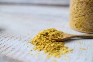 Nutritional Yeast in a spoon